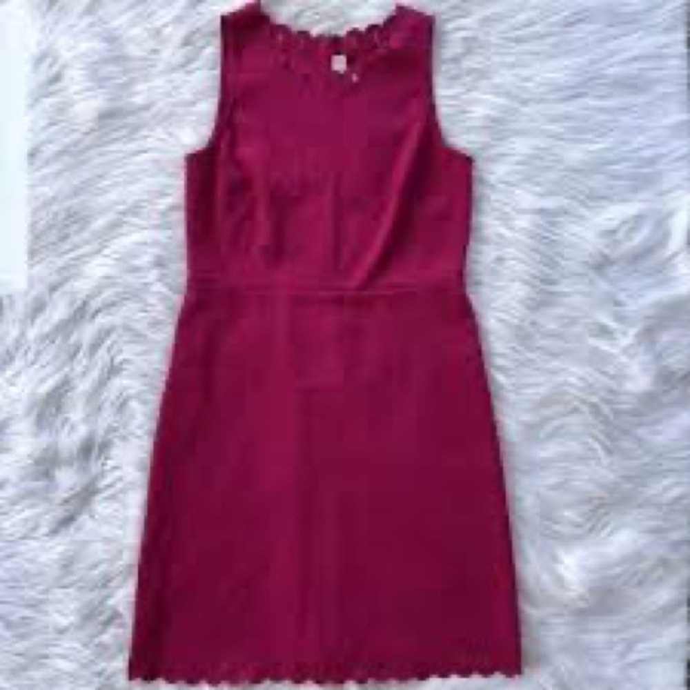 Magenta Dress with Cutouts